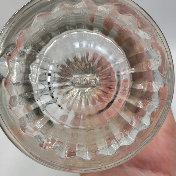 Columbia 1901 Glass Beer Mug Stein Etched Ship Anchor Lid Old Spice Alwe Germany - Picture 2 of 5